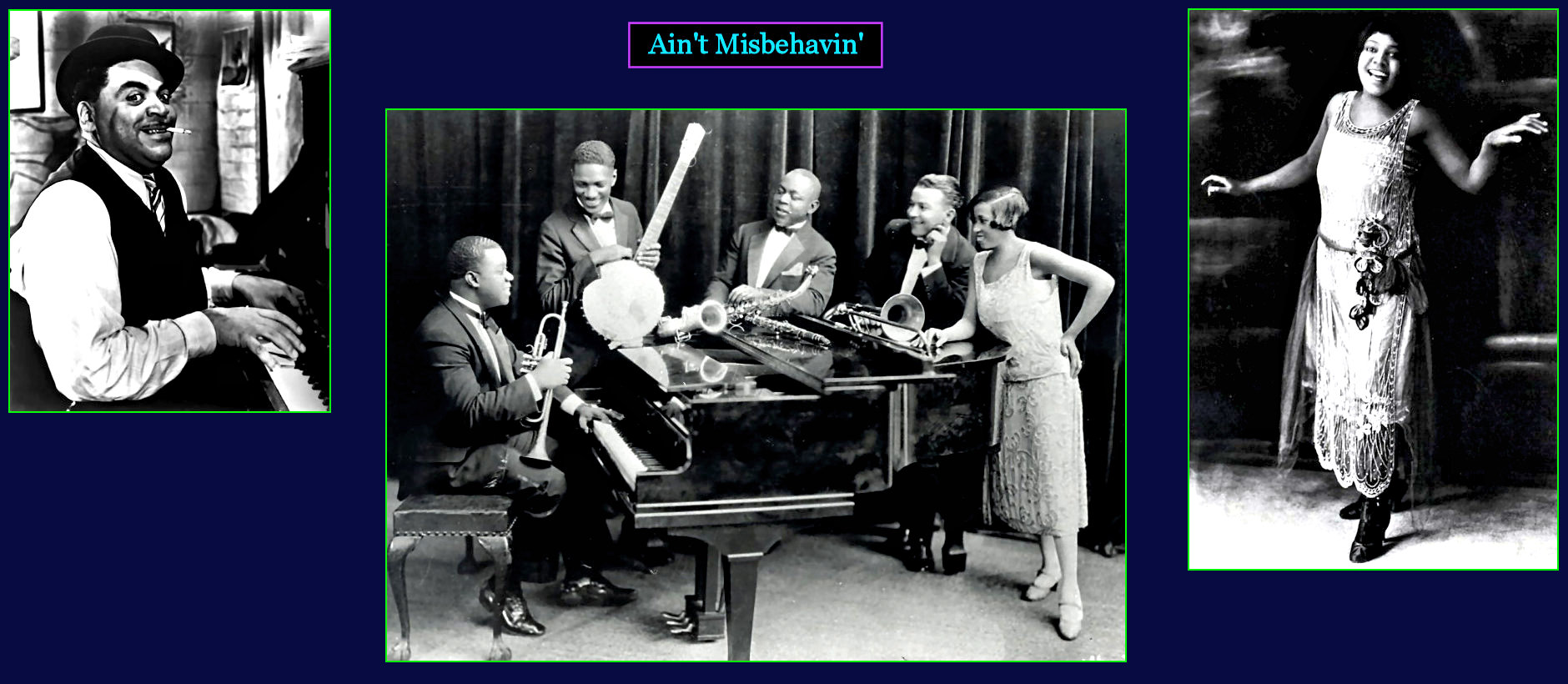 Louis Armstrong and jazz clubs, 1920s